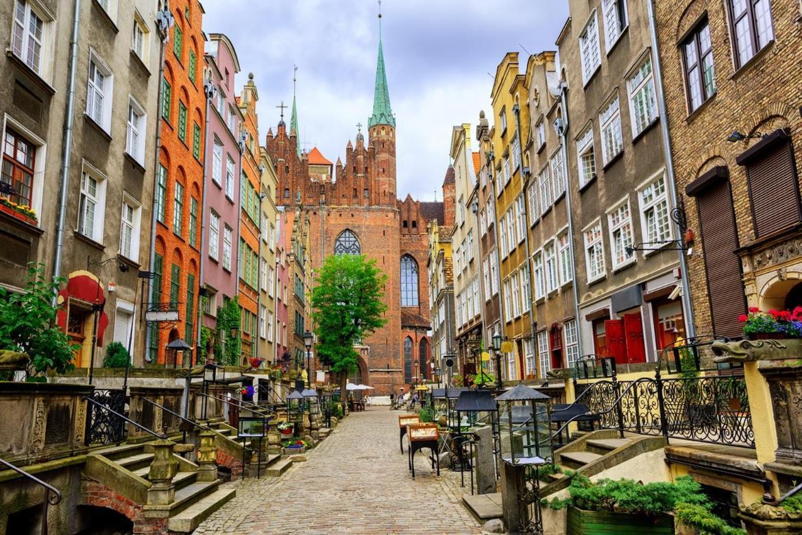Swish Apartment -10 Min To Old Town Gdansk,Pkp & Shopping Mall Bagian luar foto